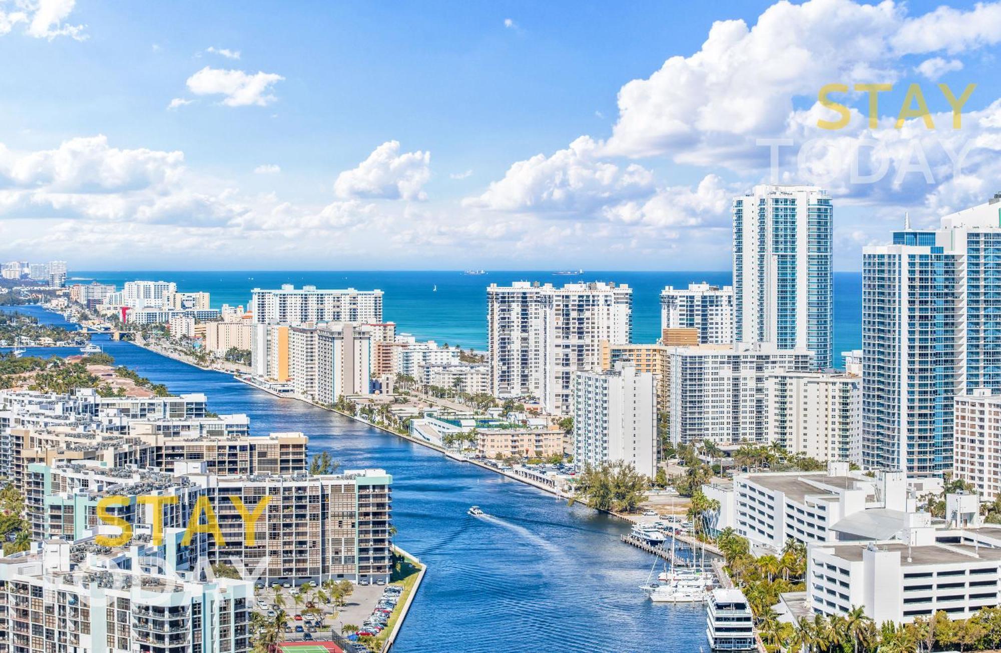 Resort-Style Living With Direct Ocean Views - 3Br Beauty Hallandale Beach Luaran gambar